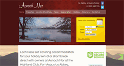 Desktop Screenshot of aonachmor.co.uk